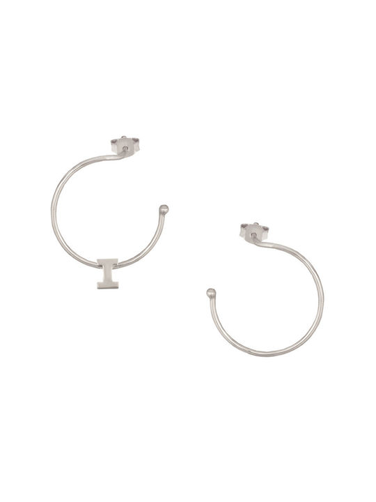 Earrings Hoops made of Silver