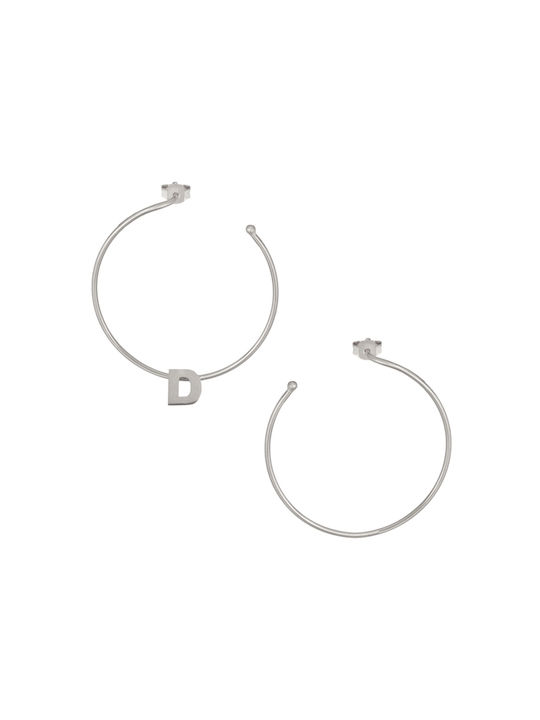 Earrings Hoops made of Silver