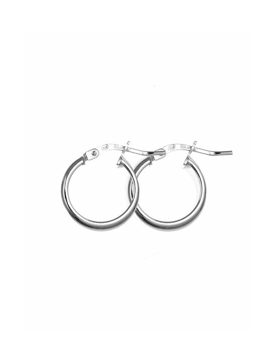 Earrings Hoops made of Silver