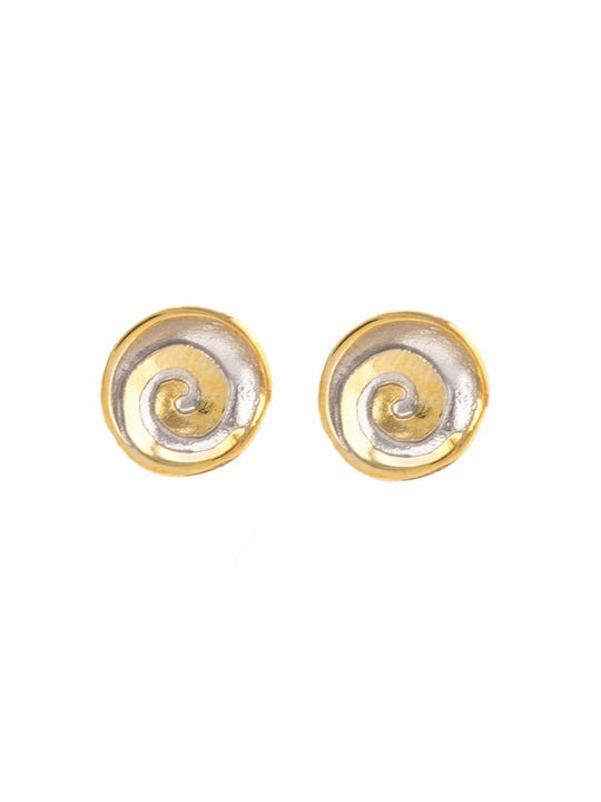 Earrings made of Silver Gold Plated