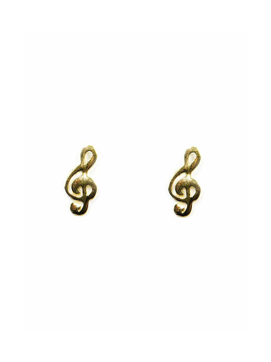 Earrings made of Silver Gold Plated