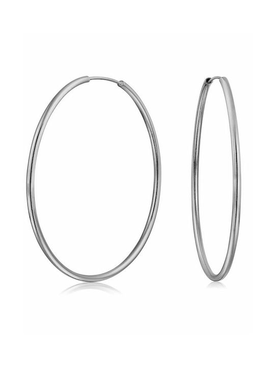 Earrings Hoops made of Silver