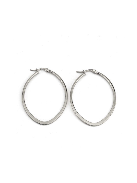 Earrings Hoops made of Steel