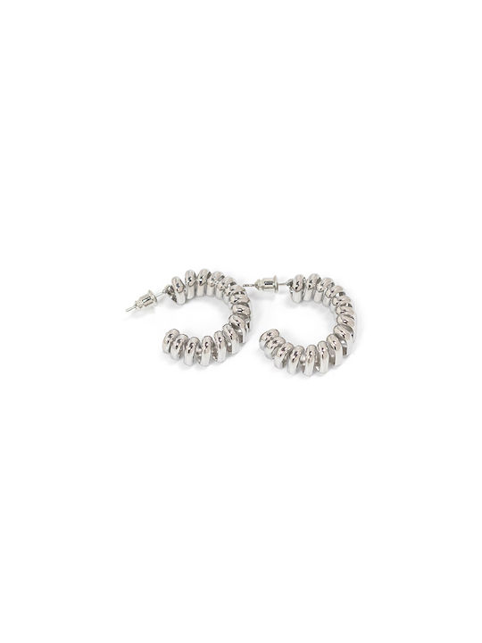 Earrings Hoops made of Silver