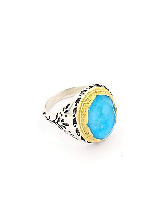 Ring with Stones made of Silver