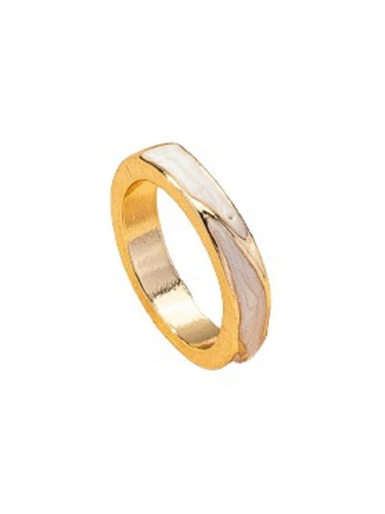 Women's Ring Small Wedding Ring Gold Plated