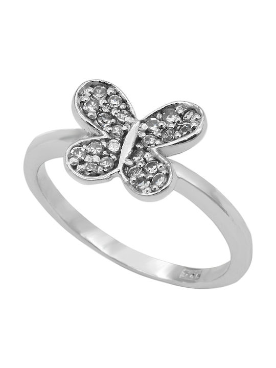 Women's Silver Ring with Stone