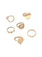 Women's Gold Plated Brass Ring