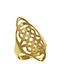 Women's Gold Plated Silver Ring