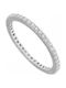 Women's Silver Eternity Ring