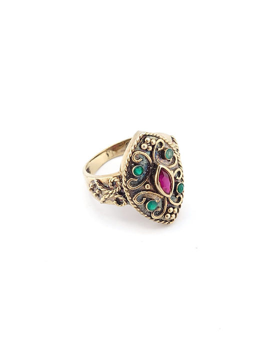 Women's Ring from Silver Gold Plated