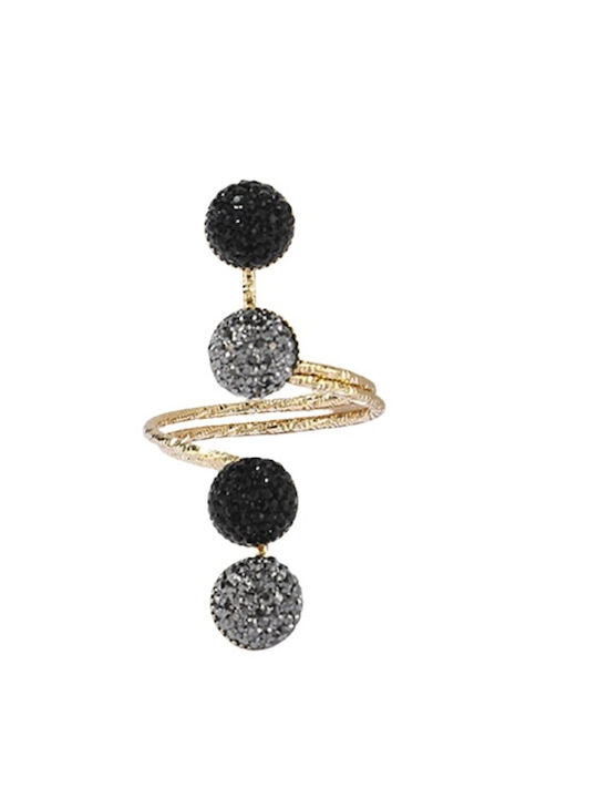 Women's Ring with Stones Gold Plated