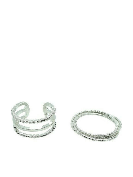 Pearl's Garden Set Rings
