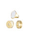 Women's Gold Plated Brass Ring