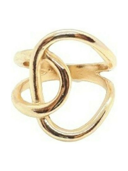 Women's Gold Plated Brass Ring