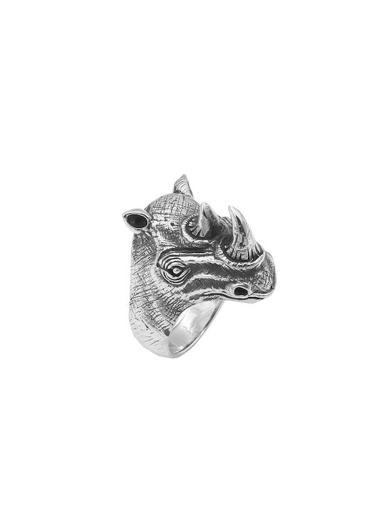 Damen Ring aus Silber Vergoldeter