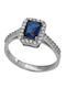 Krini Ring with Stones made of Silver Gold Plated
