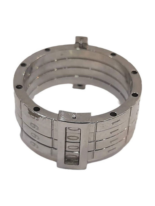 BD Jewelery Bd Jewelery Ανδρικό Δαχτυλίδι από Ατσάλι Επιχρυσωμένο