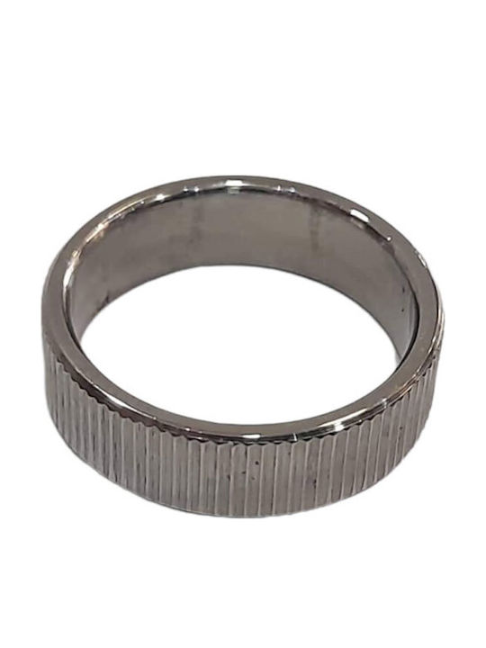 BD Jewelery Bd Jewelery Ανδρικό Δαχτυλίδι από Ατσάλι Επιχρυσωμένο