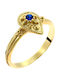 Damen Ring mit Zirkonia aus Gold 14K