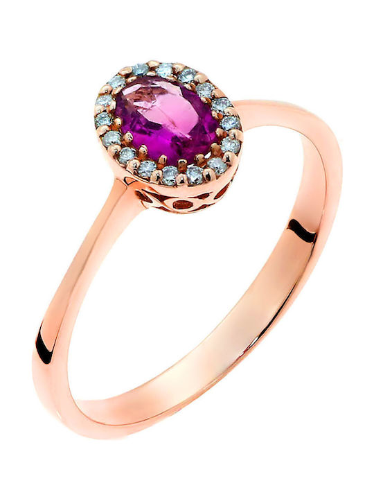 Women's Ring with Diamond 18K