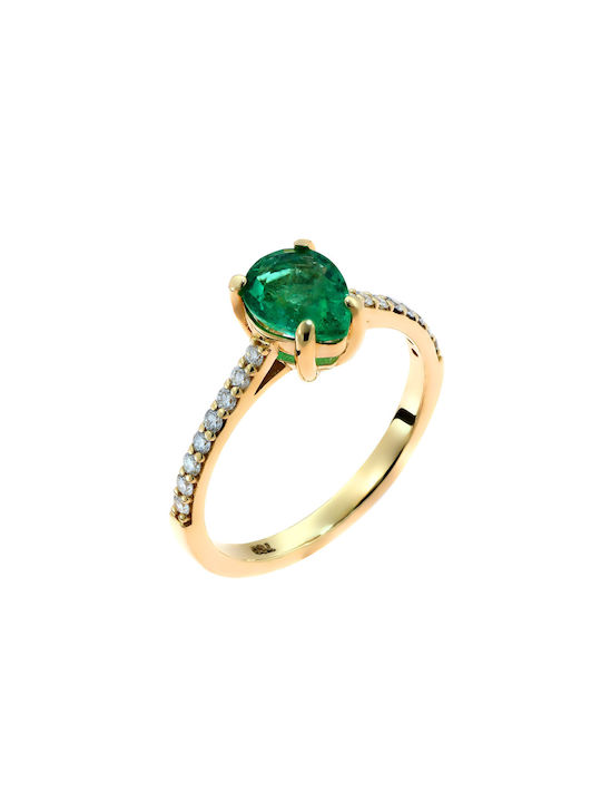 Women's Ring with Stone 18K