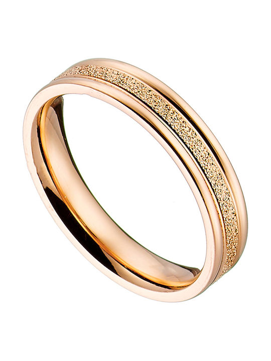SOFI Ring Small Wedding Band made of Steel Gold Plated