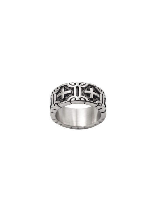 Tribute Men's Steel Ring