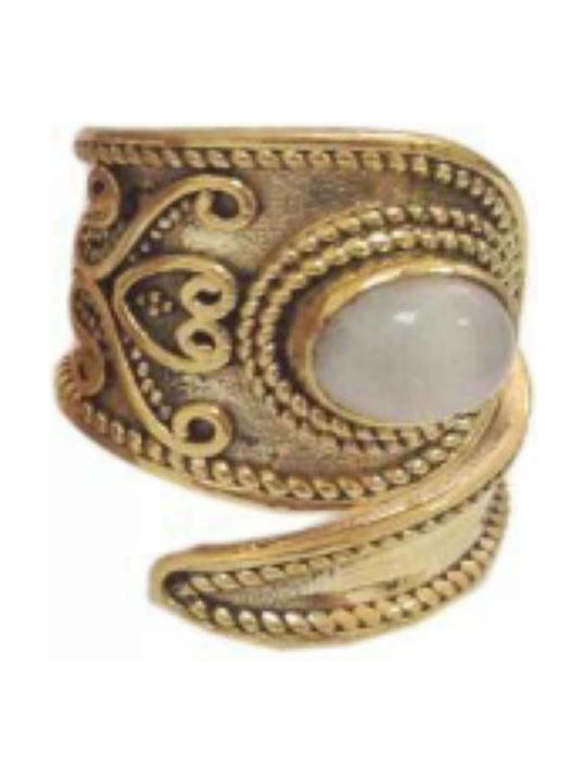 Women's Gold Plated Brass Ring