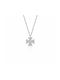 White Gold Cross 18K with Chain