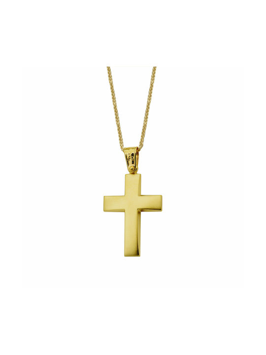 Gold Cross 9K with Chain