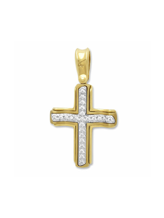 Femeiesc Aur Cruce 14K