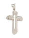 Kontopoulos White Gold Cross 14K