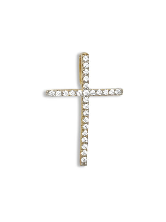 Femeiesc Aur Cruce 14K