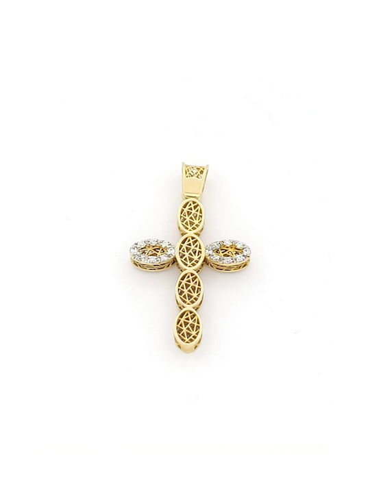 Kirkikosmima Women's Gold Cross 14K