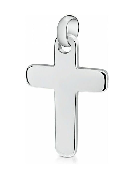 White Gold Cross 14K