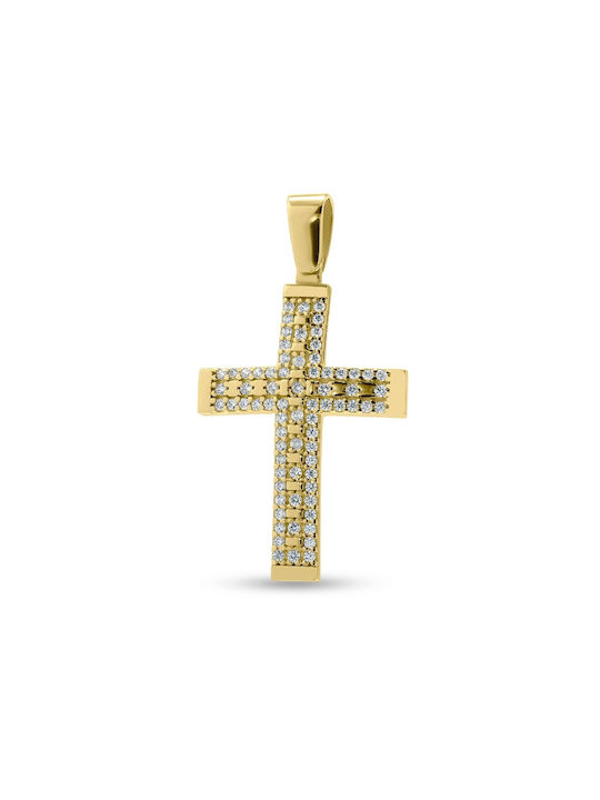 Femeiesc Aur Cruce 14K