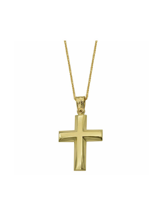 Gold Cross 9K with Chain