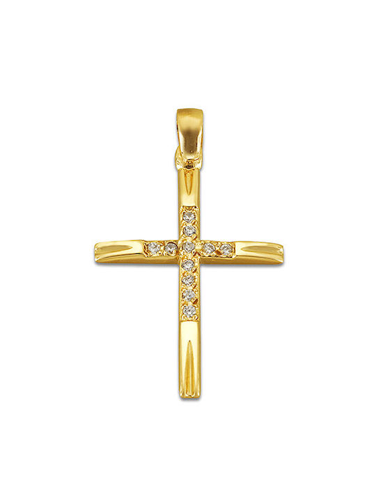 Femeiesc Aur Cruce 14K