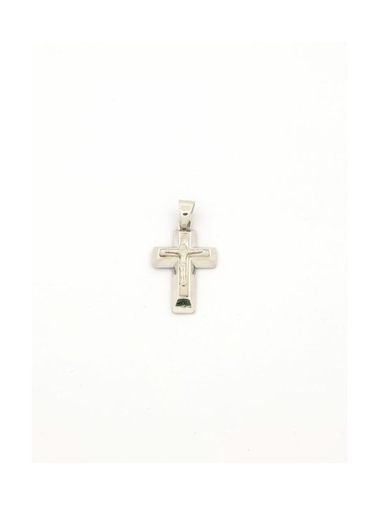 Kirkikosmima Men's Cross with the Crucified from Silver