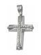 White Gold Cross 14K