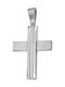 White Gold Cross 14K