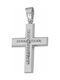 White Gold Cross 14K