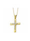 Gold Cross 9K with Chain