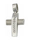 White Gold Cross 14K