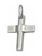 White Gold Cross 14K