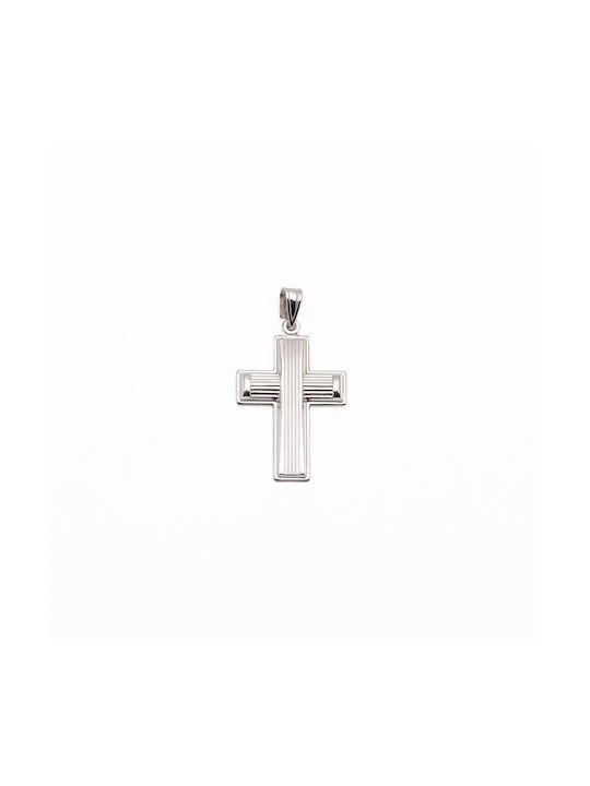 Men's Cross Double Sided from Silver