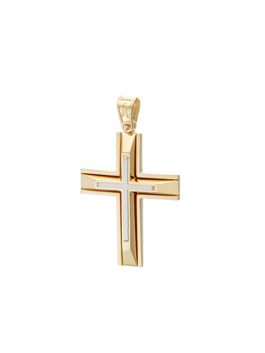 Herren Gold Kreuz 9K