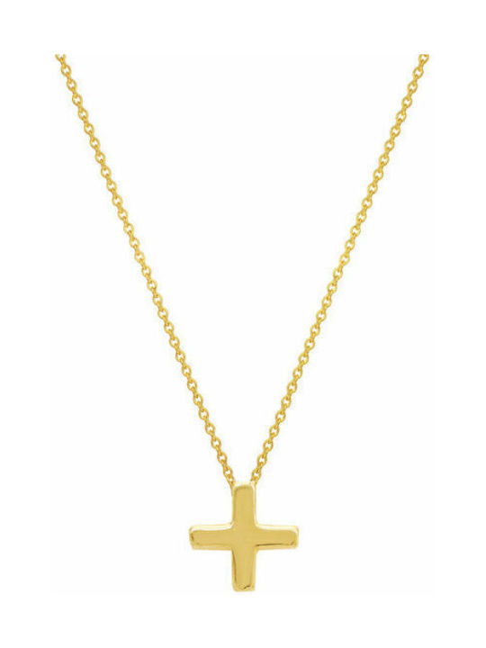 Gold Cross 14K with Chain