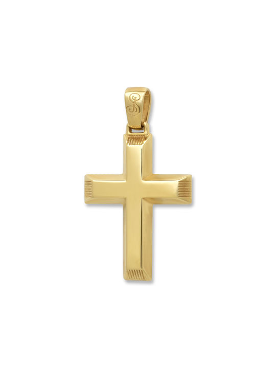 Damen Gold Kreuz 14K